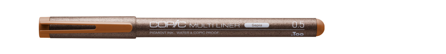 Copic Multiliner Sepia 0.5 Inking Pen <inline style="float: right; margin-right: 10px; background-color: rgb(203, 147, 90);"> </inline>