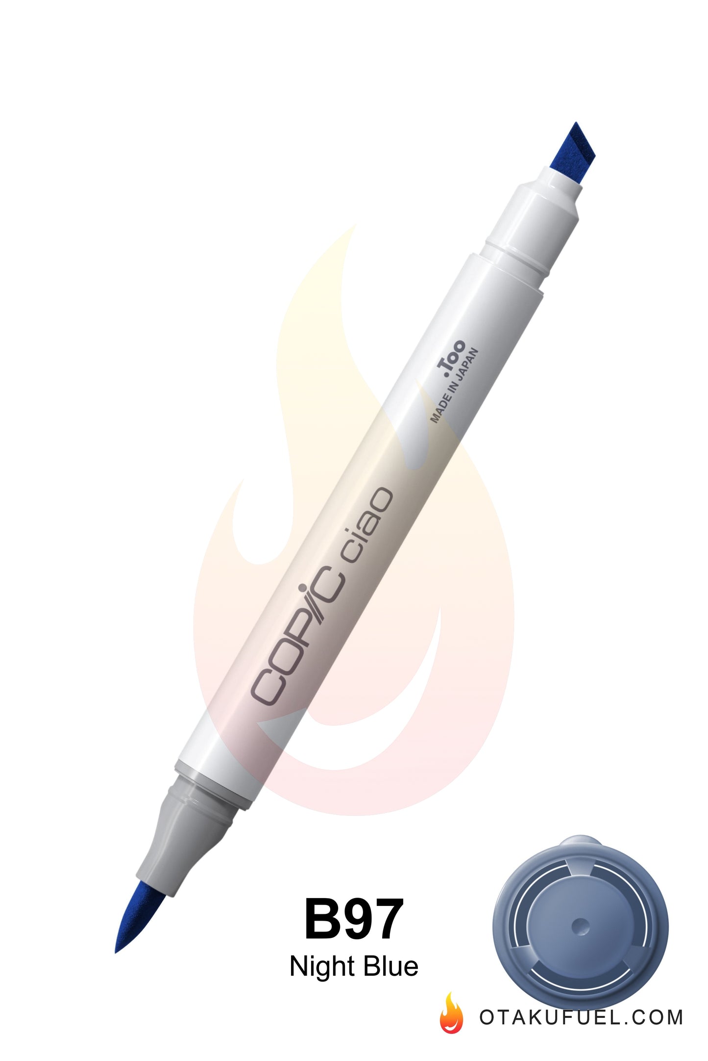 Copic Ciao B97 Night Blue <inline style="float: right; margin-right: 10px; background-color: rgb(73, 124, 155);"> </inline>