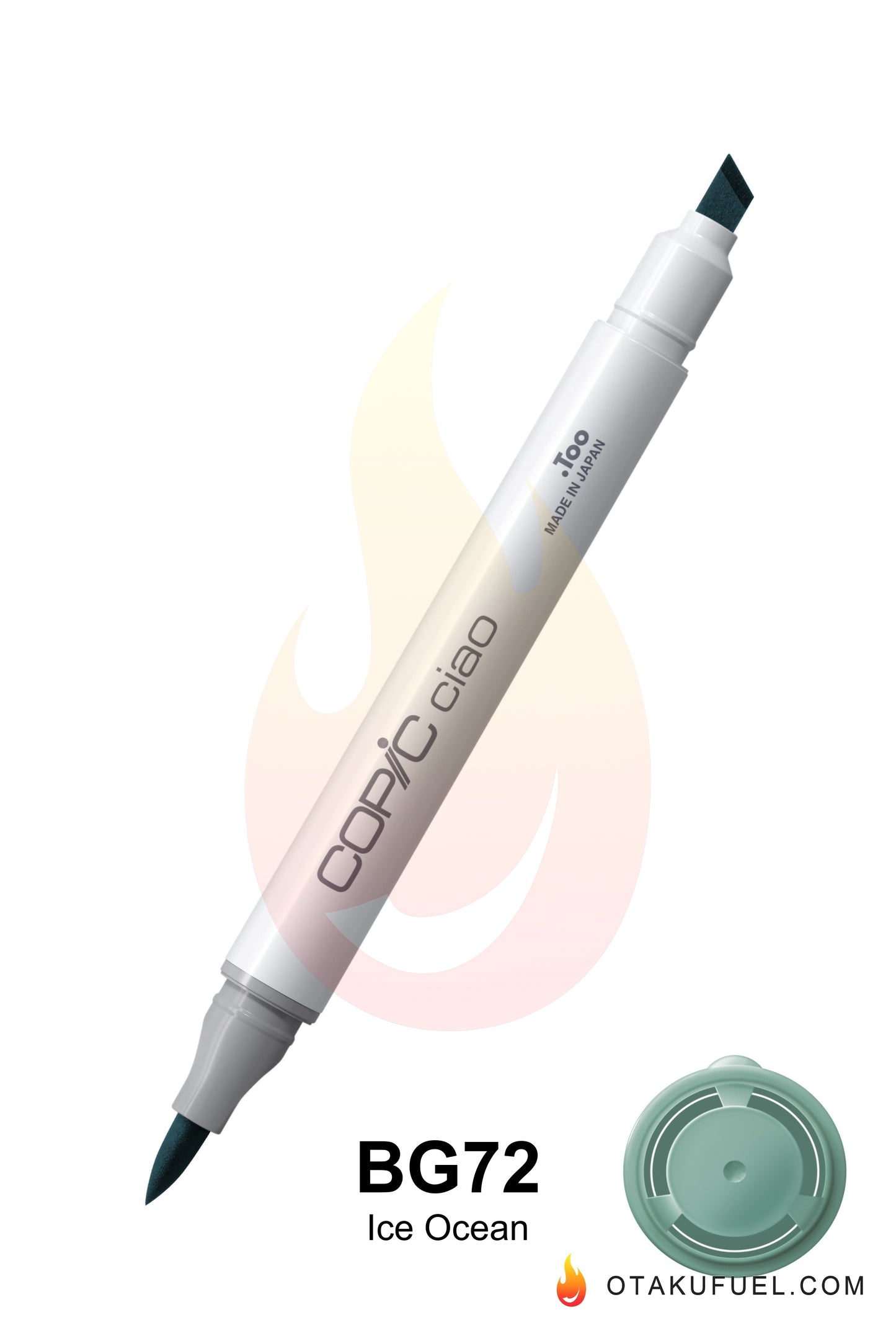 Copic Ciao BG72 Ice Ocean <inline style="float: right; margin-right: 10px; background-color: rgb(118, 183, 187);"> </inline>