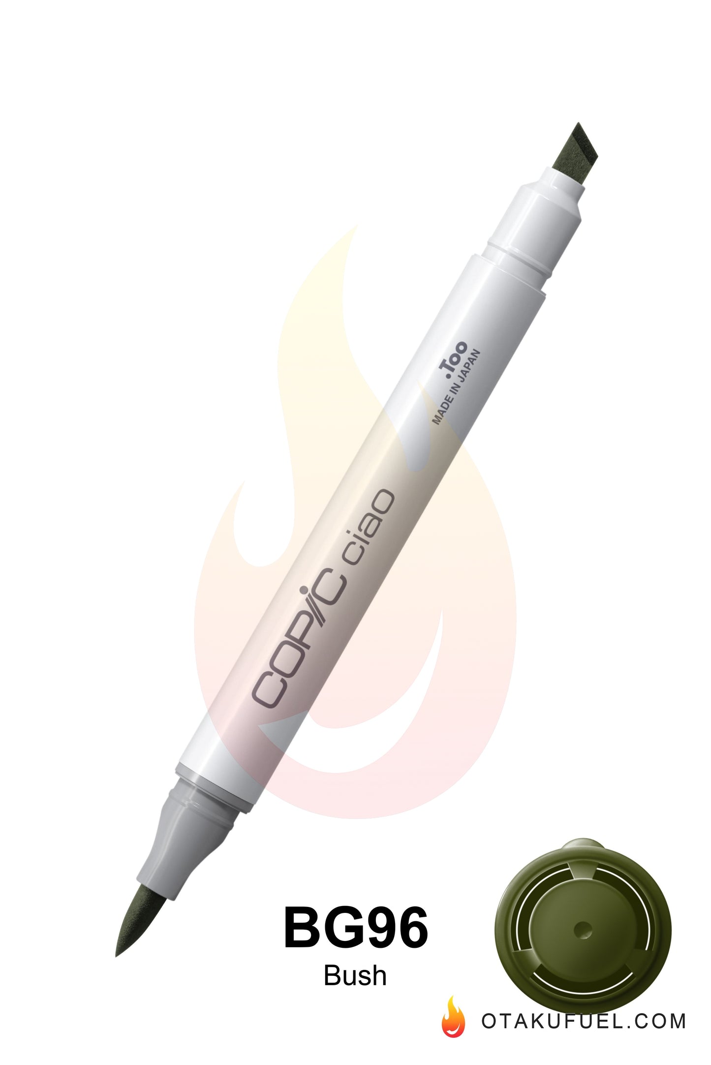 Copic Ciao BG96 Bush <inline style="float: right; margin-right: 10px; background-color: rgb(130, 161, 145);"> </inline>