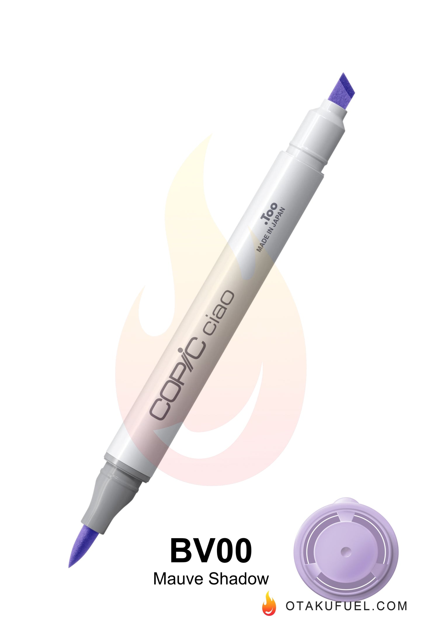 Copic Ciao BV00 Mauve Shadow <inline style="float: right; margin-right: 10px; background-color: rgb(224, 220, 237);"> </inline>