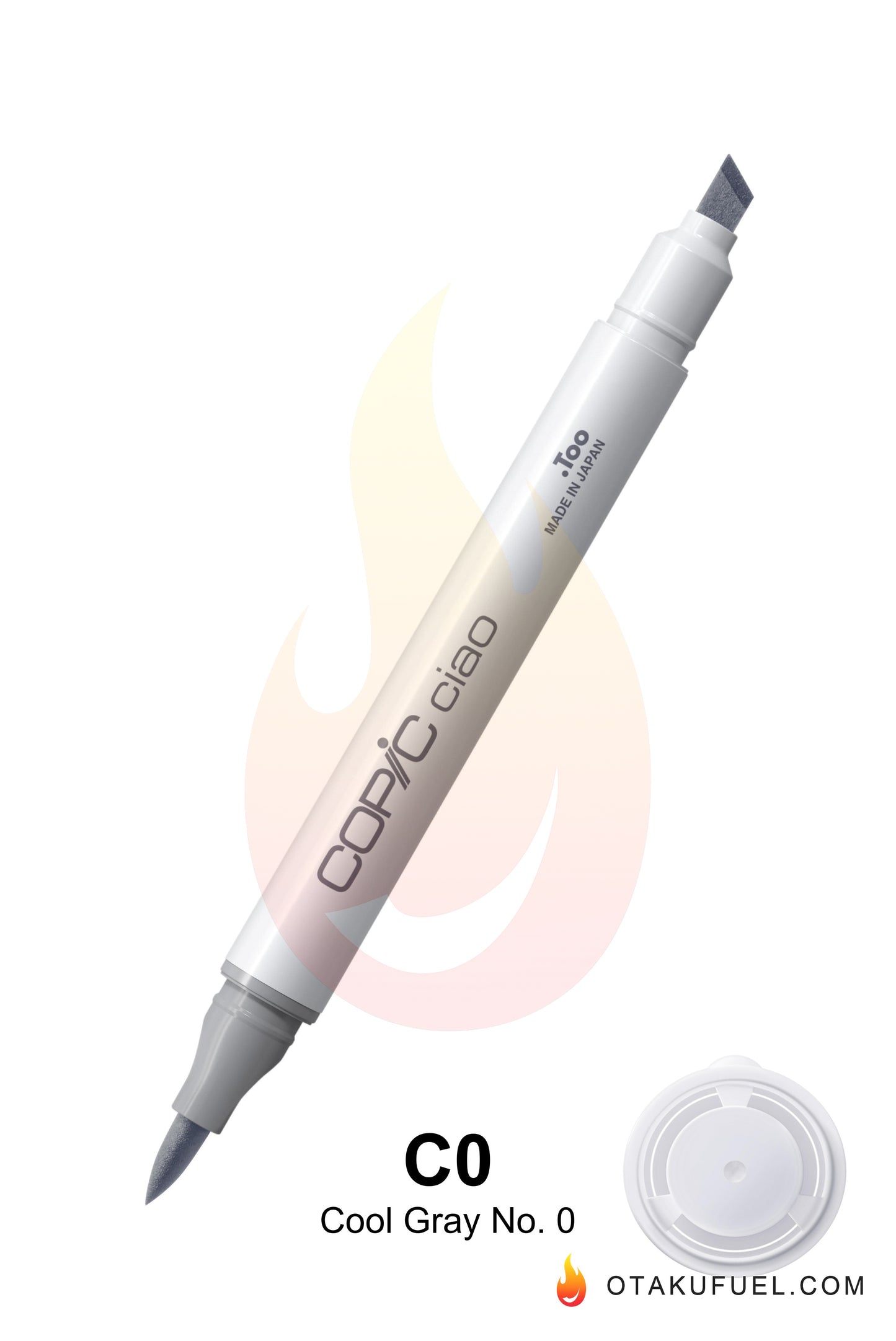 Copic Ciao C0 Cool Gray No. 0 <inline style="float: right; margin-right: 10px; background-color: rgb(226, 235, 242);"> </inline>