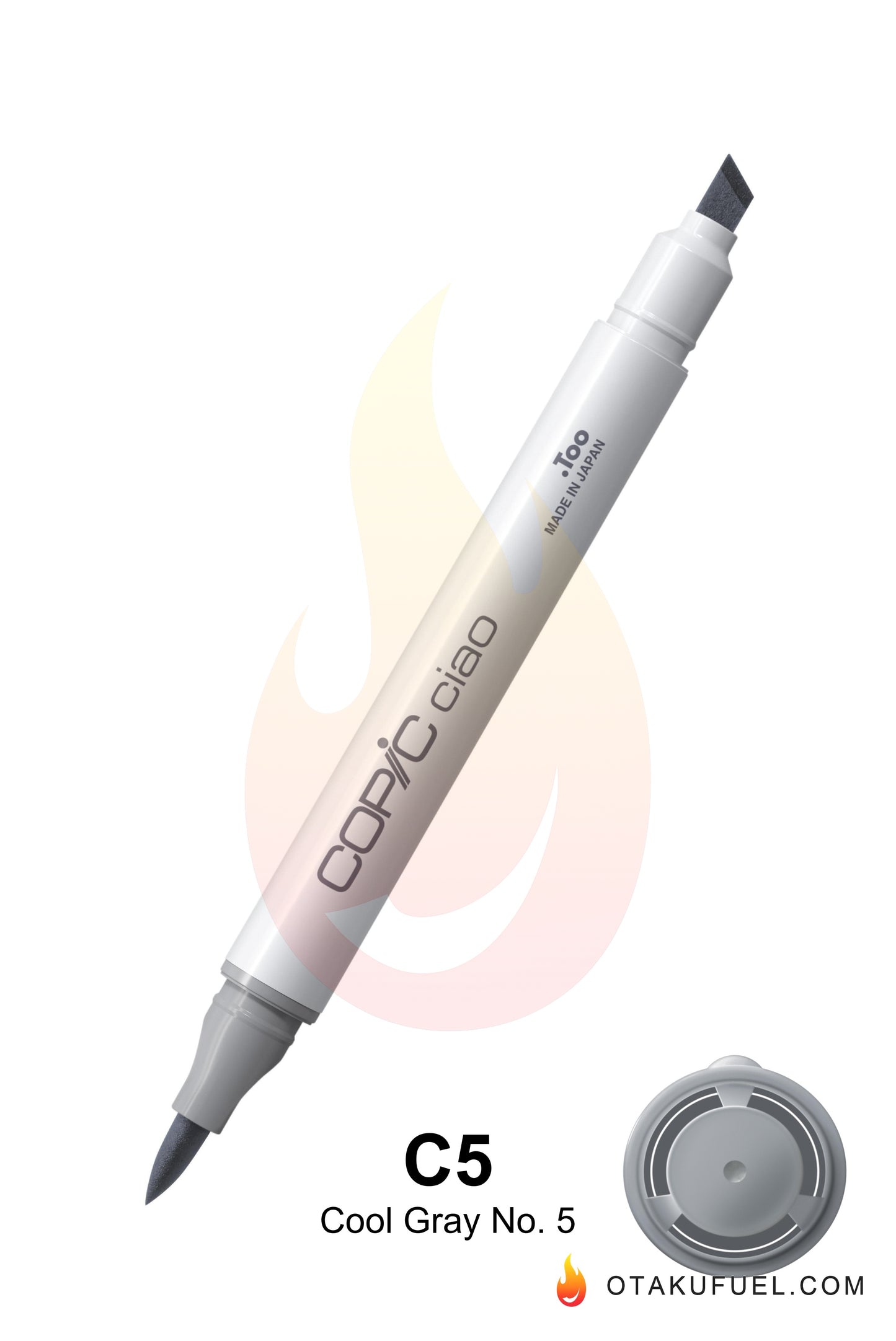 Copic Ciao C5 Cool Gray No. 5 <inline style="float: right; margin-right: 10px; background-color: rgb(147, 160, 168);"> </inline>