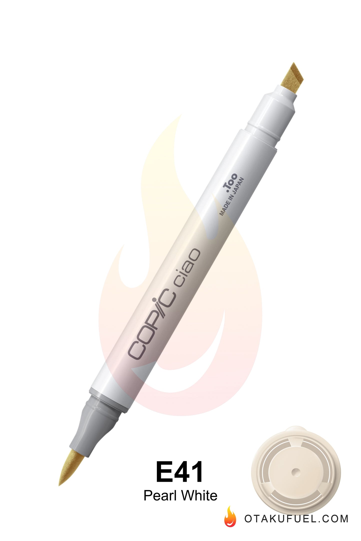 Copic Ciao E41 Pearl White <inline style="float: right; margin-right: 10px; background-color: rgb(253, 237, 220);"> </inline>