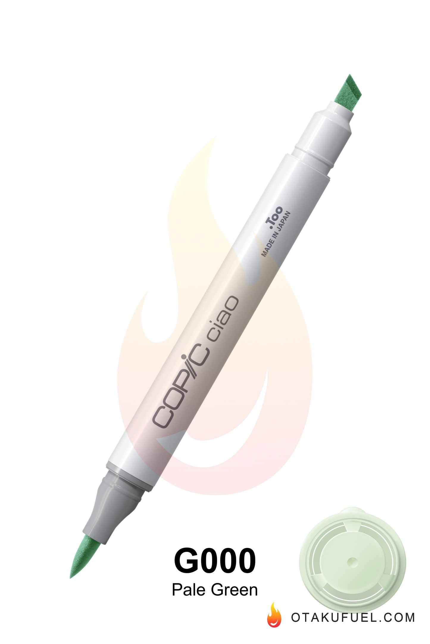 Copic Ciao G000 Pale Green <inline style="float: right; margin-right: 10px; background-color: rgb(213, 235, 212);"> </inline>