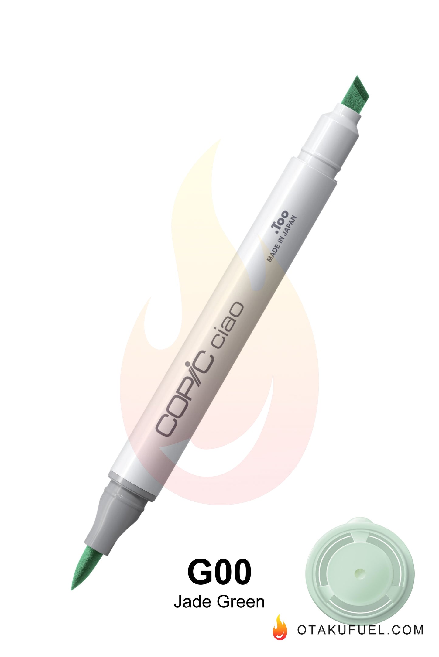 Copic Ciao G00 Jade Green <inline style="float: right; margin-right: 10px; background-color: rgb(225, 243, 245);"> </inline>