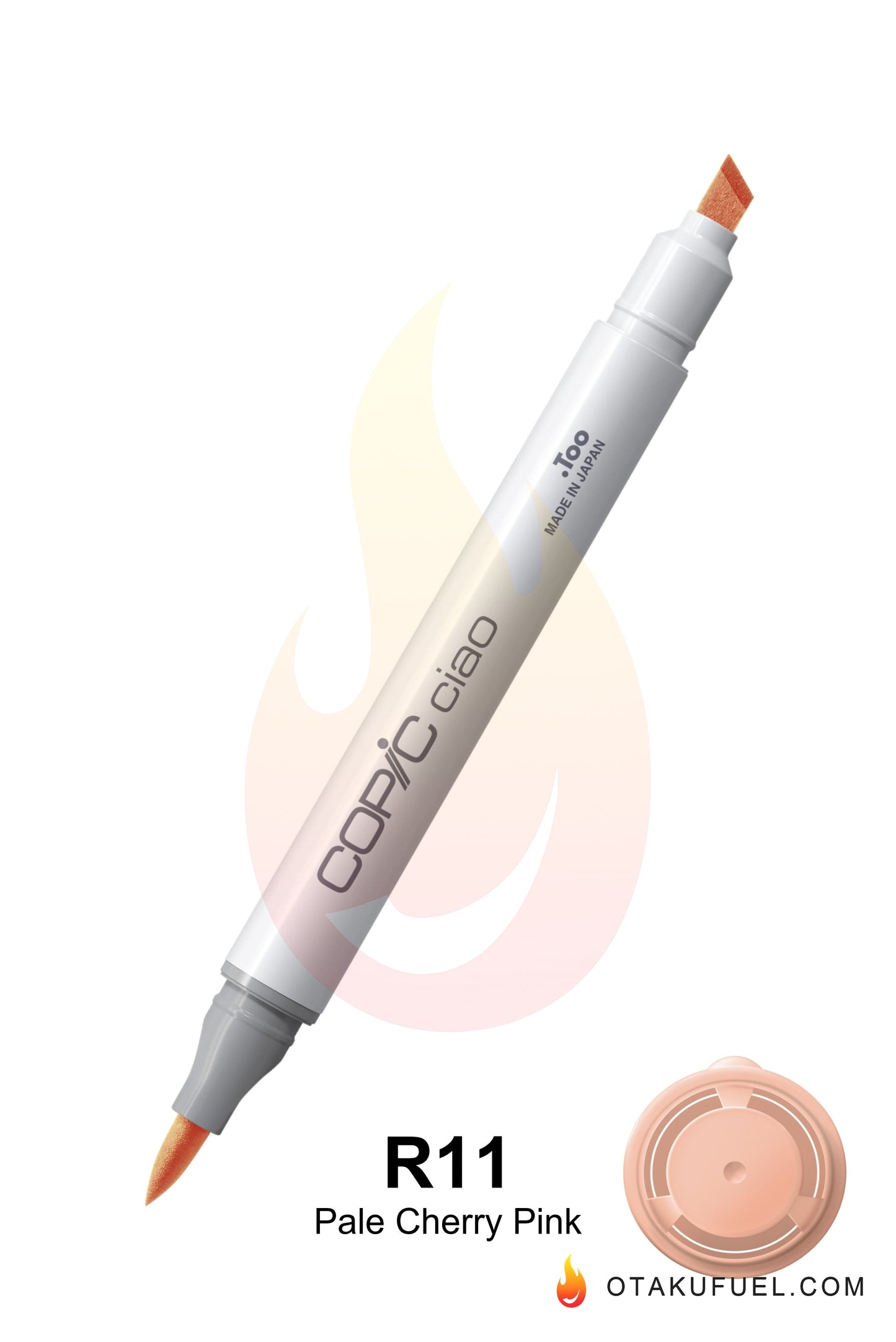 Copic Ciao R11 Pale Cherry Pink <inline style="float: right; margin-right: 10px; background-color: rgb(253, 225, 213);"> </inline>