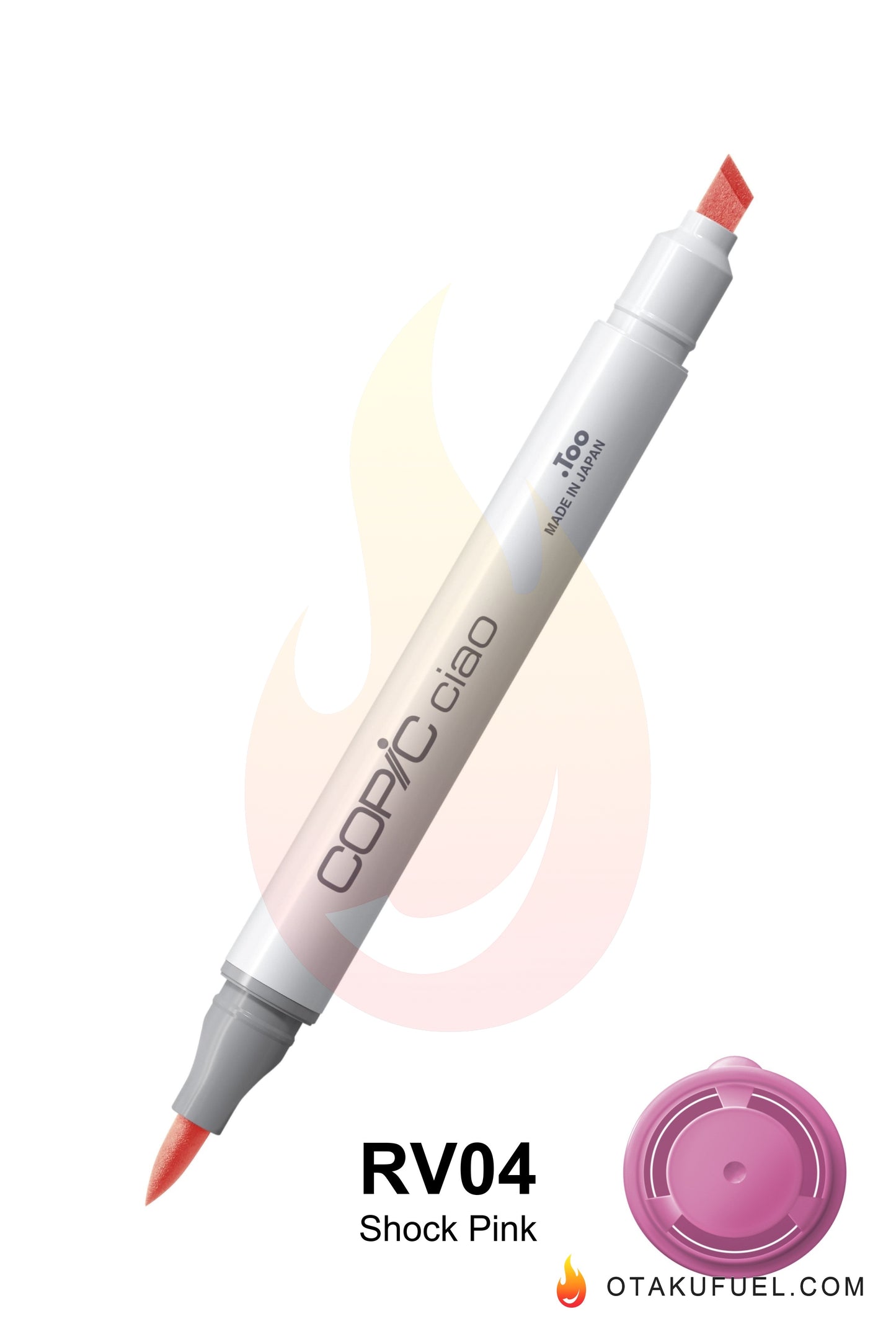 Copic Ciao RV04 Shock Pink <inline style="float: right; margin-right: 10px; background-color: rgb(246, 163, 191);"> </inline>