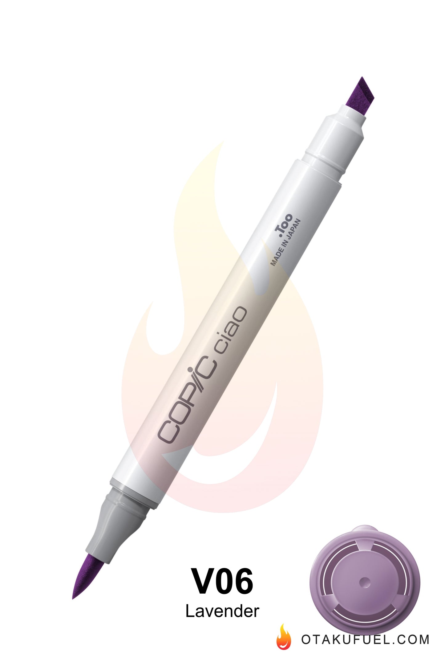 Copic Ciao V06 Lavender <inline style="float: right; margin-right: 10px; background-color: rgb(206, 149, 194);"> </inline>