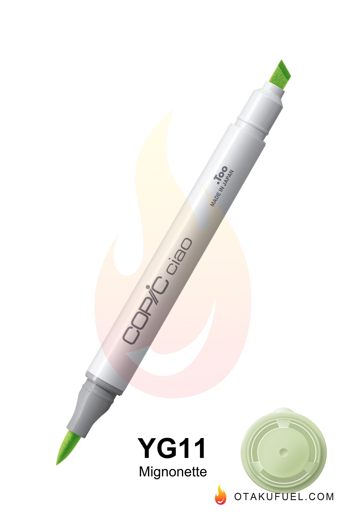Copic Ciao YG11 Mignonette <inline style="float: right; margin-right: 10px; background-color: rgb(229, 240, 208);"> </inline>