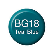 Copic Ink Refill BG18 Teal Blue <inline style="float: right; margin-right: 10px; background-color: rgb(59, 190, 176);"> </inline>