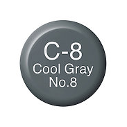 Copic Ink Refill C8 Cool Gray No. 8 <inline style="float: right; margin-right: 10px; background-color: rgb(99, 113, 122);"> </inline>