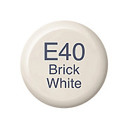 Copic Ink Refill E40 Brick White <inline style="float: right; margin-right: 10px; background-color: rgb(240, 227, 209);"> </inline>