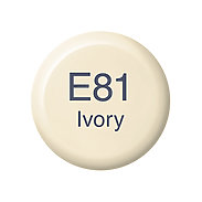 Copic Ink Refill E81 Ivory <inline style="float: right; margin-right: 10px; background-color: rgb(235, 222, 180);"> </inline>