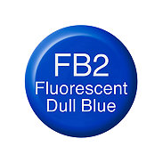 Copic Ink Refill FB2 Fluorescent Dull Blue <inline style="float: right; margin-right: 10px; background-color: rgb(36, 131, 185);"> </inline>