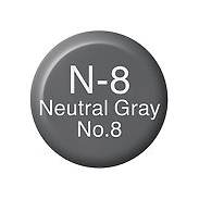 Copic Ink Refill N8 Neutral Gray No. 8 <inline style="float: right; margin-right: 10px; background-color: rgb(118, 121, 126);"> </inline>
