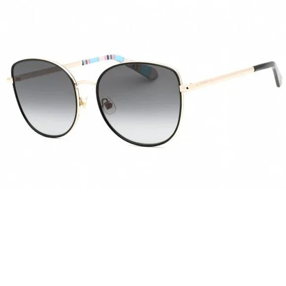 Kate Spade Maryam Gold and Black Oversized Sunglasses Brand  display picture 3
