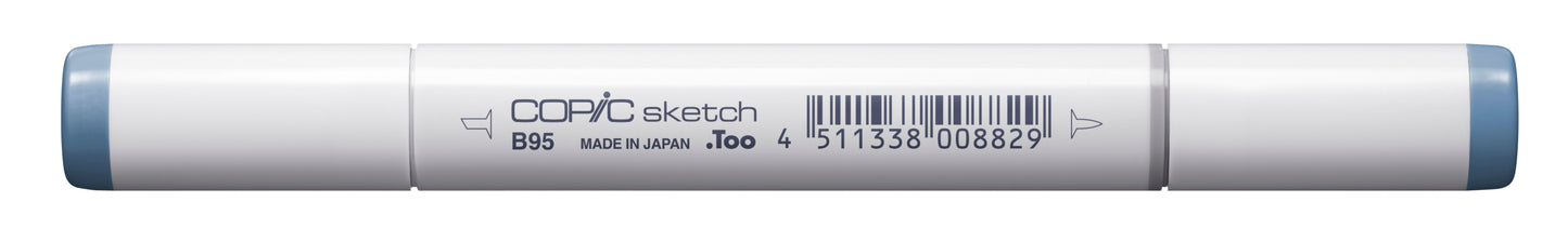 Copic Sketch B95 Light Grayish Cobalt Marker <inline style="float: right; margin-right: 10px; background-color: rgb(115, 165, 198);"> </inline>