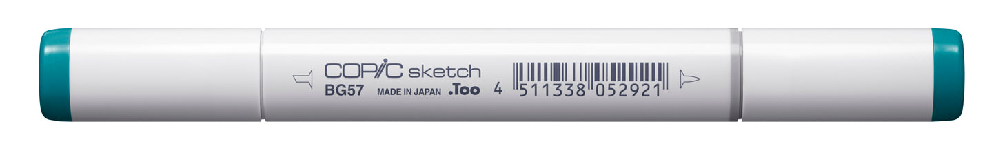 Copic Sketch BG57 Jasper Marker <inline style="float: right; margin-right: 10px; background-color: rgb(102, 188, 188);"> </inline>