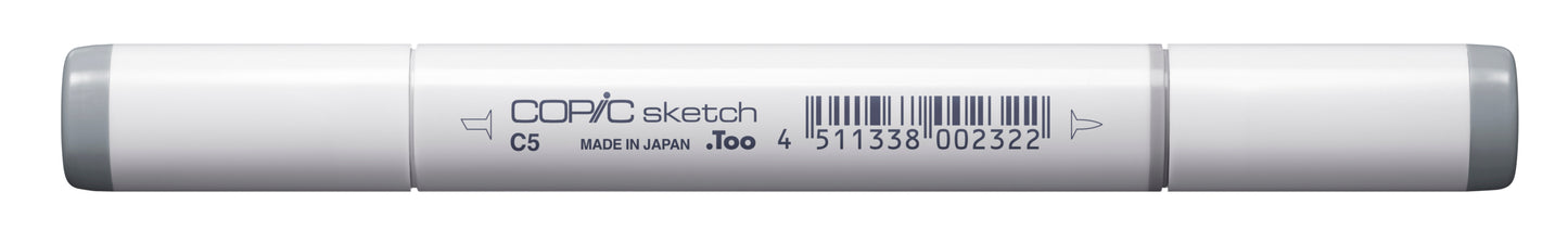 Copic Sketch C5 Cool Gray No. 5 Marker <inline style="float: right; margin-right: 10px; background-color: rgb(147, 160, 168);"> </inline>