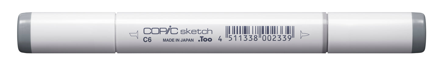 Copic Sketch C6 Cool Gray No. 6 Marker <inline style="float: right; margin-right: 10px; background-color: rgb(122, 139, 149);"> </inline>