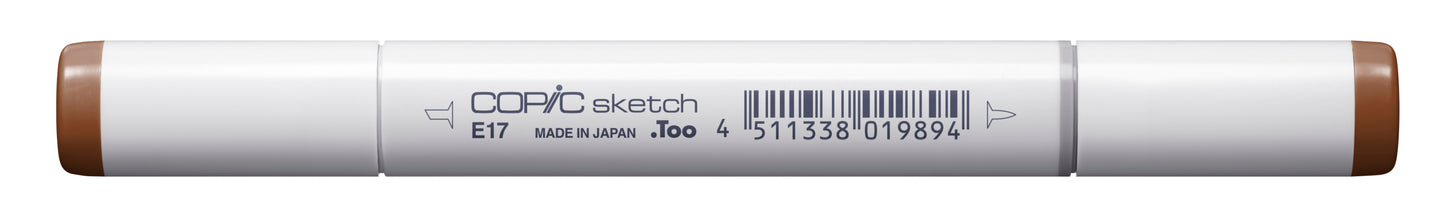 Copic Sketch E17 Reddish Brass Marker <inline style="float: right; margin-right: 10px; background-color: rgb(167, 92, 85);"> </inline>