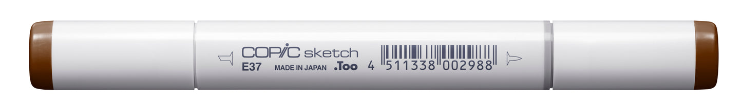 Copic Sketch E37 Sepia Marker <inline style="float: right; margin-right: 10px; background-color: rgb(203, 147, 90);"> </inline>