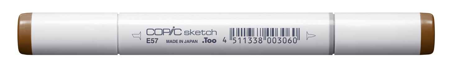 Copic Sketch E57 Light Walnut Marker <inline style="float: right; margin-right: 10px; background-color: rgb(178, 133, 91);"> </inline>