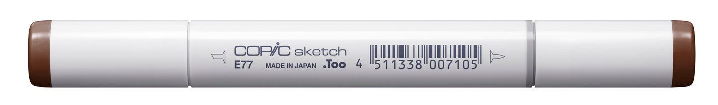 Copic Sketch E77 Maroon Marker <inline style="float: right; margin-right: 10px; background-color: rgb(128, 97, 79);"> </inline>