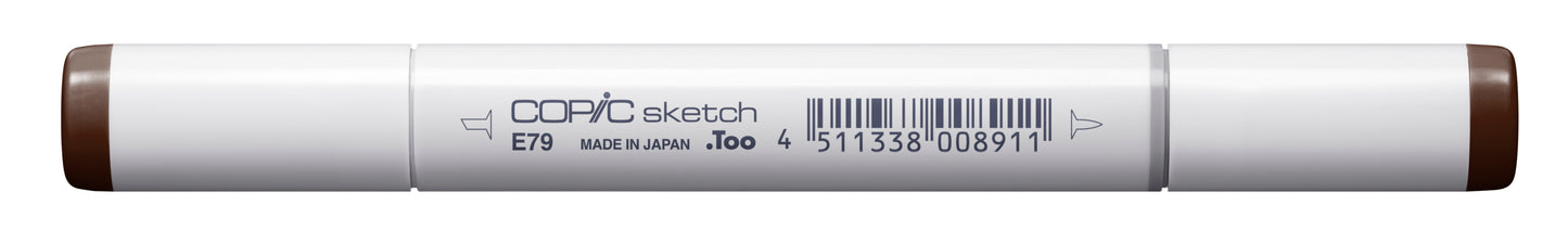 Copic Sketch E79 Cashew Marker <inline style="float: right; margin-right: 10px; background-color: rgb(64, 47, 40);"> </inline>