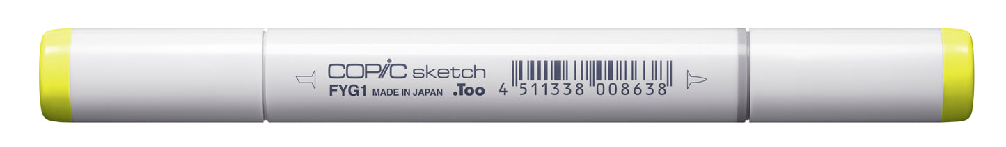 Copic Sketch FYG1 Fluorescent Yellow Marker <inline style="float: right; margin-right: 10px; background-color: rgb(209,220,160);"> </inline>