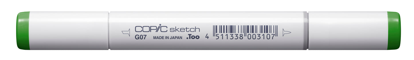 Copic Sketch G07 Nile Green Marker <inline style="float: right; margin-right: 10px; background-color: rgb(123, 197, 120);"> </inline>