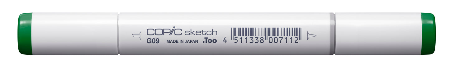Copic Sketch G09 Veronese Green Marker <inline style="float: right; margin-right: 10px; background-color: rgb(113, 186, 101);"> </inline>
