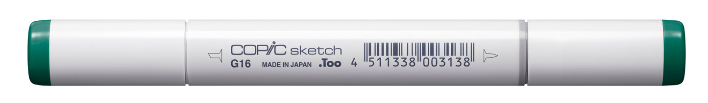 Copic Sketch G16 Malachite Marker <inline style="float: right; margin-right: 10px; background-color: rgb(91, 183, 142);"> </inline>