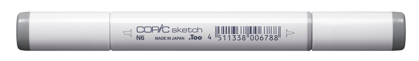 Copic Sketch N6 Neutral Gray No. 6 Marker <inline style="float: right; margin-right: 10px; background-color: rgb(148, 149, 151);"> </inline>