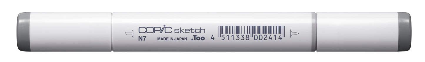 Copic Sketch N7 Neutral Gray No. 7 Marker <inline style="float: right; margin-right: 10px; background-color: rgb(118, 121, 126);"> </inline>
