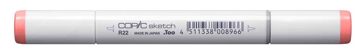 Copic Sketch R22 Light Prawn Marker <inline style="float: right; margin-right: 10px; background-color: rgb(250, 183, 177);"> </inline>