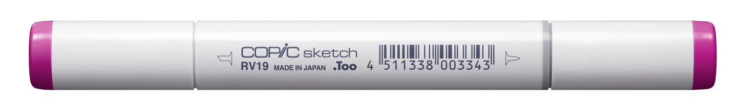 Copic Sketch RV19 Red Violet Marker <inline style="float: right; margin-right: 10px; background-color: rgb(135, 84, 161);"> </inline>