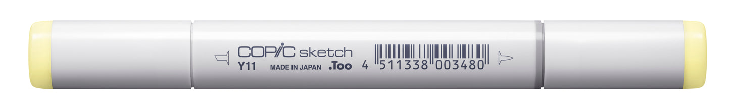 Copic Sketch Y11 Pale Yellow Marker <inline style="float: right; margin-right: 10px; background-color: rgb(253, 252, 202);"> </inline>