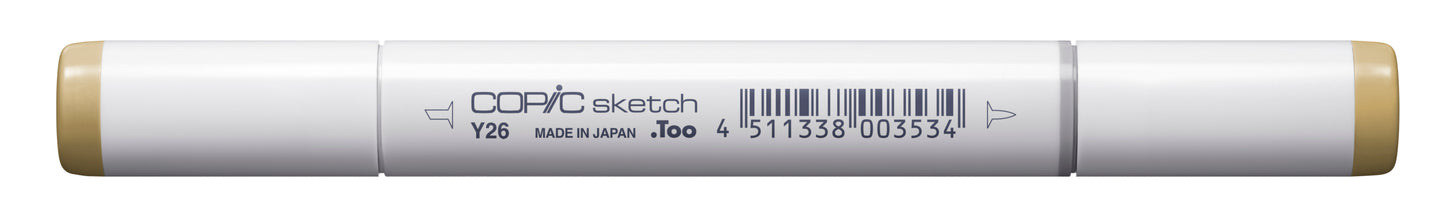 Copic Sketch Y26 Mustard Marker <inline style="float: right; margin-right: 10px; background-color: rgb(236, 216, 106);"> </inline>