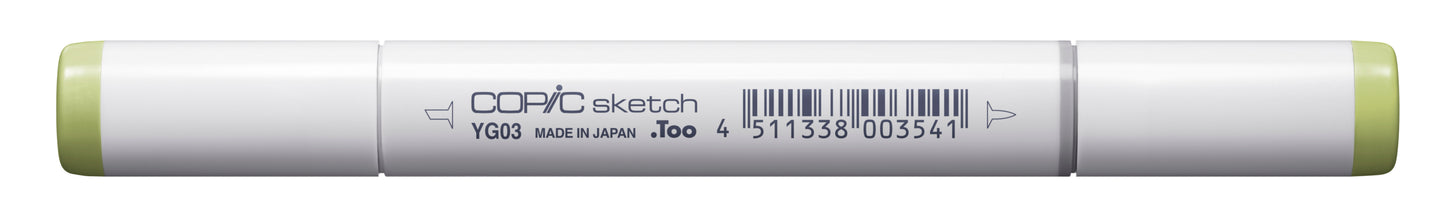 Copic Sketch YG03 Yellow Green Marker <inline style="float: right; margin-right: 10px; background-color: rgb(224,235,169);"> </inline>