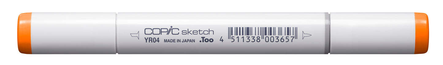 Copic Sketch YR04 Chrome Orange Marker <inline style="float: right; margin-right: 10px; background-color: rgb(255, 196, 106);"> </inline>