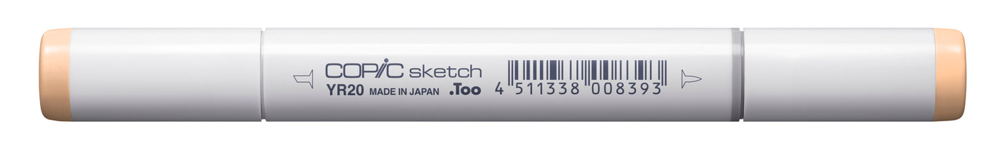 Copic Sketch YR20 Yellowish Shade Marker <inline style="float: right; margin-right: 10px; background-color: rgb(255,231,190);"> </inline>