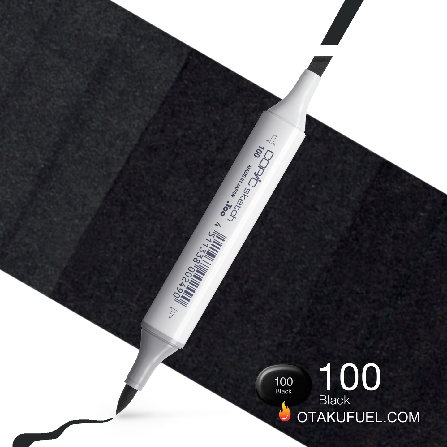 Copic Sketch 100 Black Marker <inline style="float: right; margin-right: 10px; background-color: rgb(50, 44, 44);">&nbsp;&nbsp;&nbsp;&nbsp;&nbsp;&nbsp; </inline>