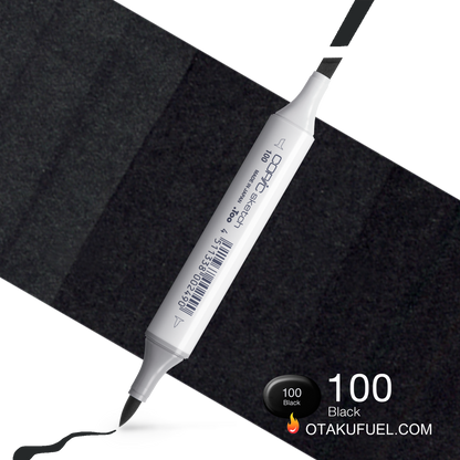 Copic Sketch 100 Black Marker <inline style="float: right; margin-right: 10px; background-color: rgb(50, 44, 44);">&nbsp;&nbsp;&nbsp;&nbsp;&nbsp;&nbsp; </inline>