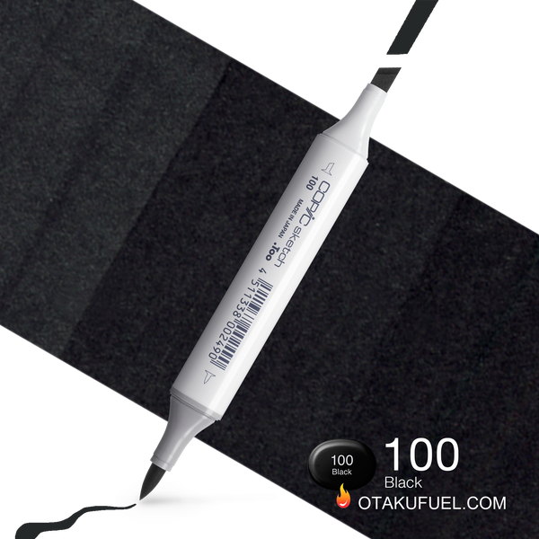 Copic Sketch 100 Black Marker <inline style="float: right; margin-right: 10px; background-color: rgb(50, 44, 44);">&nbsp;&nbsp;&nbsp;&nbsp;&nbsp;&nbsp; </inline>