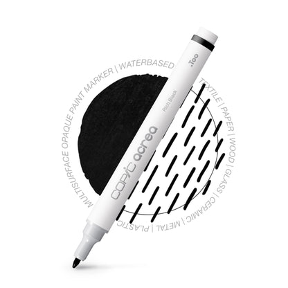 Copic Acrea Rich Black Marker  <inline style="float: right; margin-right: 10px; background-color: rgb(0, 0, 0);">&nbsp;&nbsp;&nbsp;&nbsp;&nbsp;&nbsp; </inline>