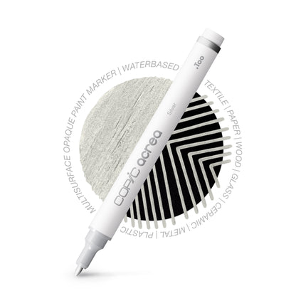 Copic Acrea Silver Marker  <inline style="float: right; margin-right: 10px; background-color: rgb(191, 194, 196);">&nbsp;&nbsp;&nbsp;&nbsp;&nbsp;&nbsp; </inline>