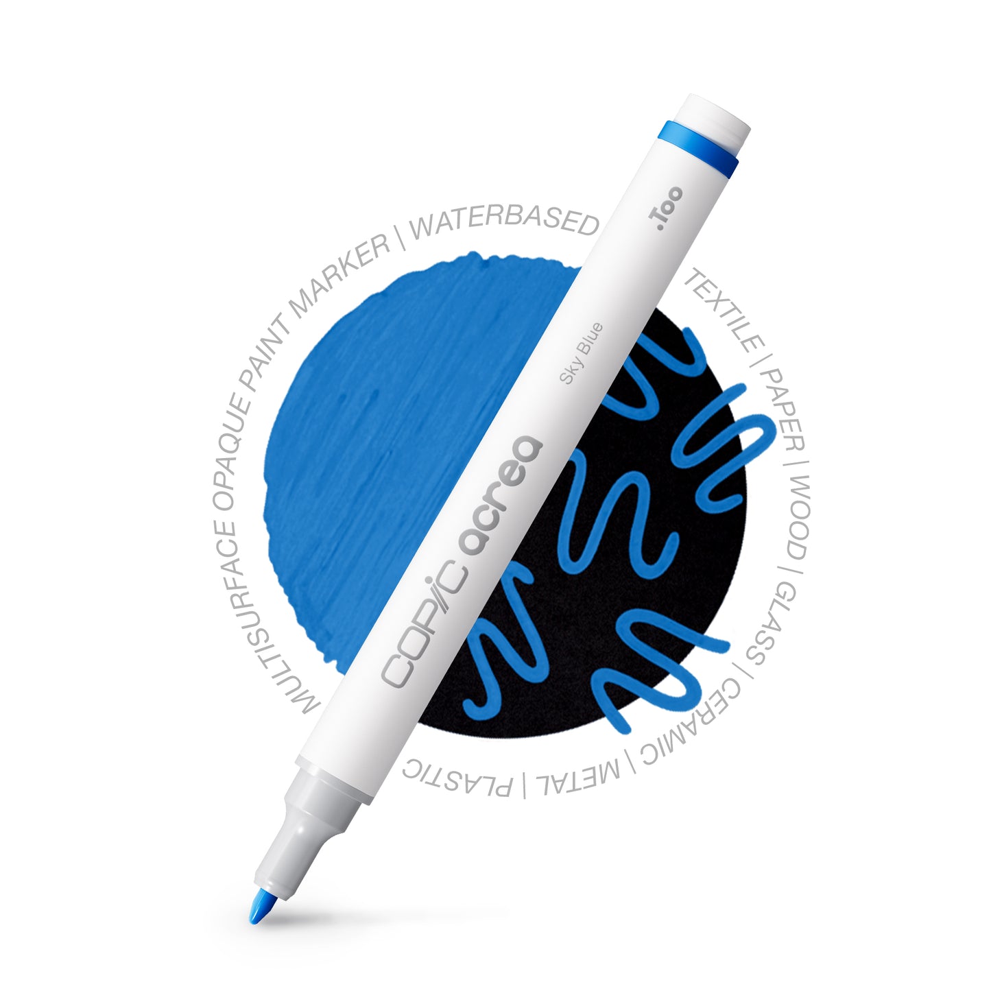 Copic Acrea Sky Blue Marker  <inline style="float: right; margin-right: 10px; background-color: rgb(0, 122, 187);">&nbsp;&nbsp;&nbsp;&nbsp;&nbsp;&nbsp; </inline>