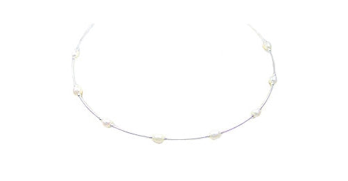 Fresh Water Pearl Sterling Silver Necklace
